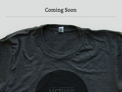 Coming Soon shhhhhhhhh! shirt mockup tease