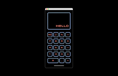 Calculation. Daily UI. Challenge #004 004 buttondesign calculationapp calculator calculatordesign calculatorui challenge cleanui dailyui dailyuichallenge design figma mathapp mobileapp productdesign ui userinterface uxui