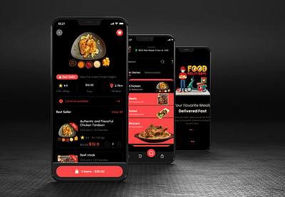 Effortless Food Delivery Experience | UI/UX Design Showcase blockchain branding digital asset foodapp fooddelivery modernui riderapp trendingapp ui uidesign uxdesign