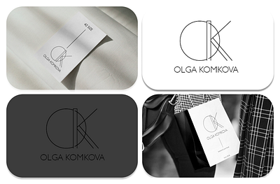 Logo and packaging for Olga Komkova’s brand🤍 branding graphic design logo ui