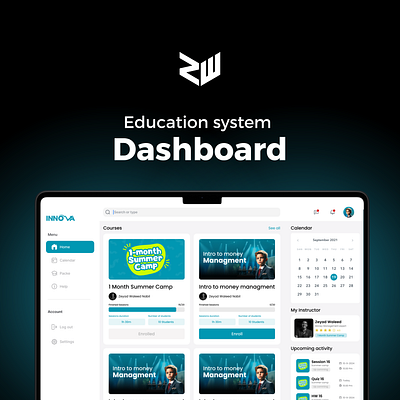 INNOVA Dashboard dashboard education education system figma ui ux