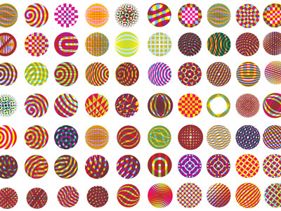 Killed Optics circles color killed opart