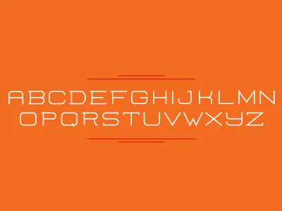 Overnight Font: Siberian font geometric gothic siberian