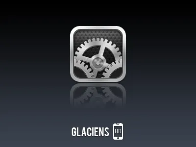 Settings - Glaciens gears glaciens icon settings