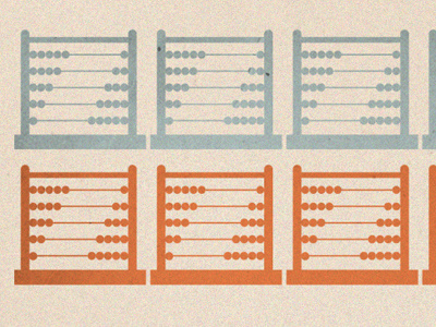 Abacus illustration info graphics math