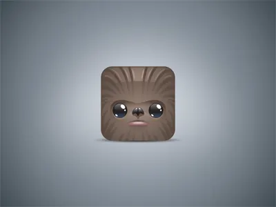 HUUUUURRRRGGRRRRUUURRRGGGHHH!! brown chewbacca chewie fan art fur furry gray huuurrrggrrrr huuurrrrgrrruuuuurrrrgghh!! huuuurrrrrrr icon ipad iphone star wars starwars wookie