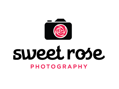 Sweet Rose Photography branding identity logo