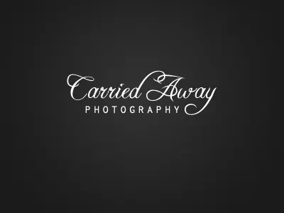 Carried Away Photography dark logo script