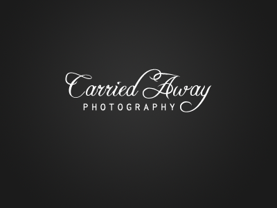 Carried Away Photography dark logo script