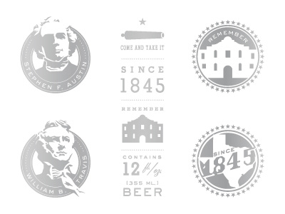 Lone Star Light - details beer packaging texas