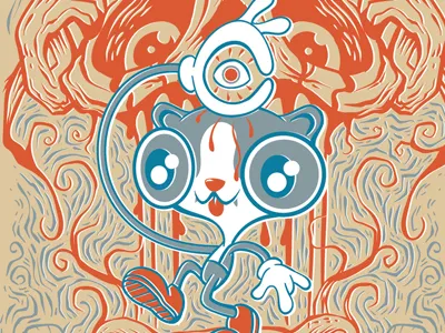 Blank apparel cartoon character drawing illustration yeti zombie