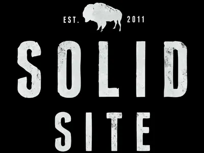 SS Logo antiqued bison bw logo old