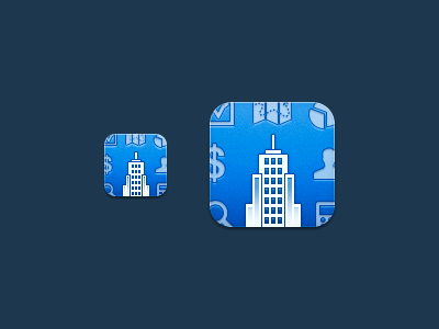 Broker Icon broker building glyph ios