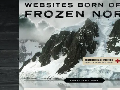 SS Site 4 button collage photo manipulation web design