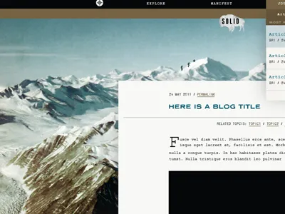 SS Site 2 blog design collage web design