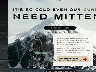 SS Site 6 button collage photo mnipulation web design