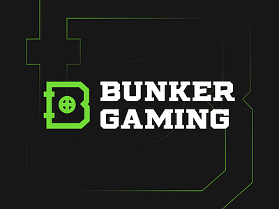 Bunker Gaming - Logo Mark Concept branding design graphic design logo mark sign лого логотип