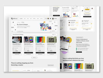 Landing Page Concept - UICourse figma landing page landing page concept landing page course landing page design landing page design concept ui uidesign uidesigner uiux uiuxdesign uiuxdesigner ux uxdeisgn uxdesigner
