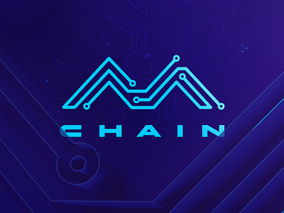 Blockchain Logo branding logo