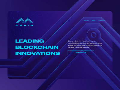 Blockchain Website Design 3d design graphic design logo ui web