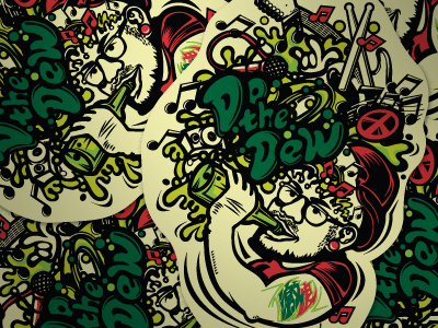 Dew sticker dew illustration sticker