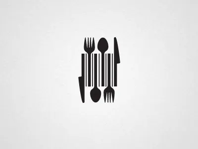 Barcode Cafe barcode cafe coffee fork knife spoon stir