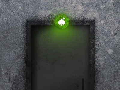 Poker Club club glow poker spade