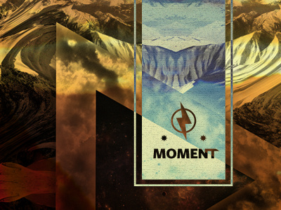 Moment art ipad iphone logo moment poster print typography