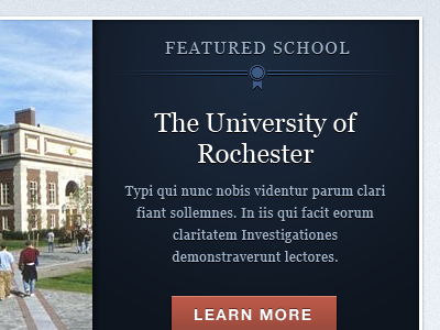 Featured School blue featured red