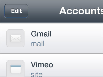 Accounts App accounts app apple iphone