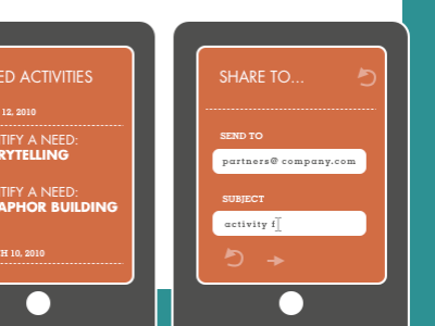 Mobile App application design mobile prototype