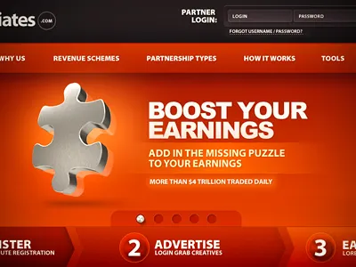 Website design 2.0 button design forex menu navigation puzzle red web webdesign