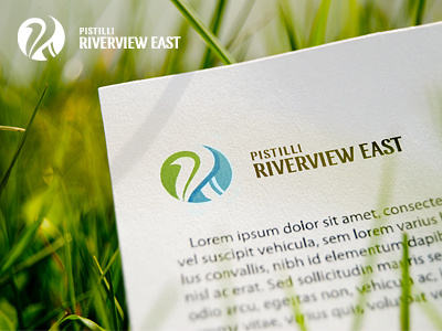 Riverview Logo branding id identity logo logo design negative space real estate symbol typography