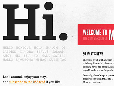 miekd 2011 says hi 2011 blog grey miekd orange red welcome