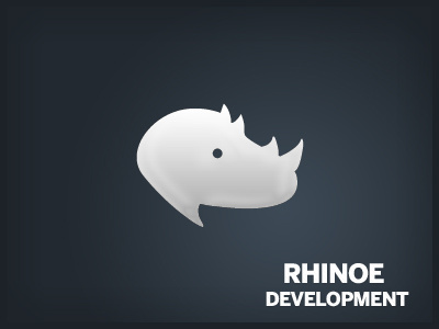 Rhinoe Development, refined. dark logo rhinoe