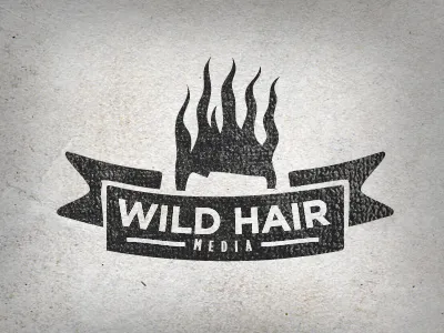 Take Two brand gotham grunge hair logo paper ribbon texture vintage