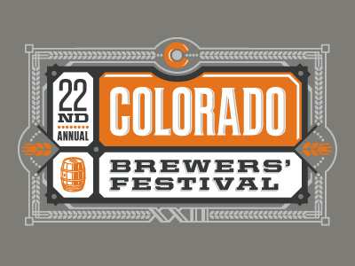 Brewfest 2011 beer brewery colorado logo typography wheat