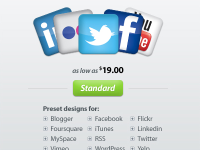 Standard Array of Favicards array button favicard jakprints myriad pro ui web