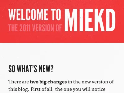 the greeting is live! 2011 blog leaguegothic miekd red tisa