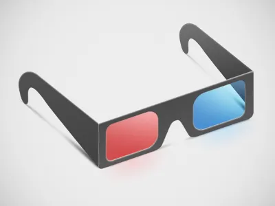 3D! 3d glasses old school