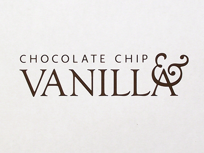 Vanilla ampersand cakes caslon dare west scala