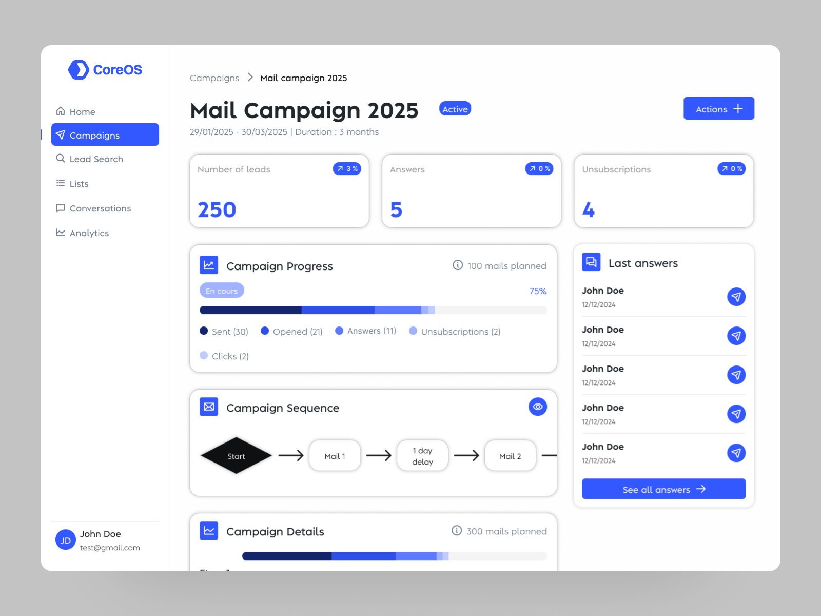 Lead Generation Platform - SaaS Concept by Jessie Fournie on Dribbble