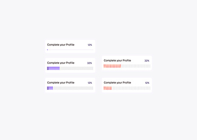 Progress bar card iterations progress bar ui