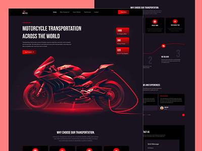 Motorcycle Design bike bike design mobile app motorcycle motorcycle app motorcycle design motorcycle service transportation transportation design transportion