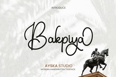 Bakpiya Font handwritten