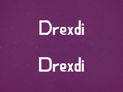 Drexdi Reboot custom type drexdi identity logo typography