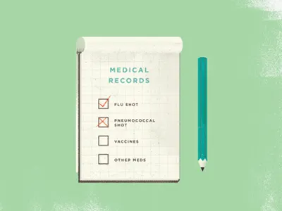 Pad chart color conceptual design graph icon illustration logo needle old paper shot stats syringe texture vintage