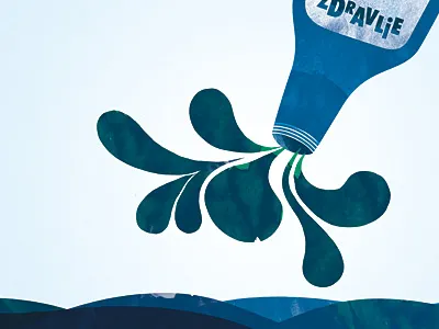 Illustration for a street art magazine hand made illustration mag magazine rough street