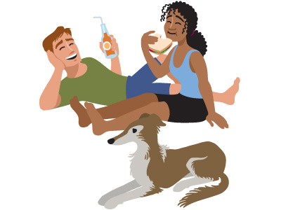 Now with Picnic Dog illustration