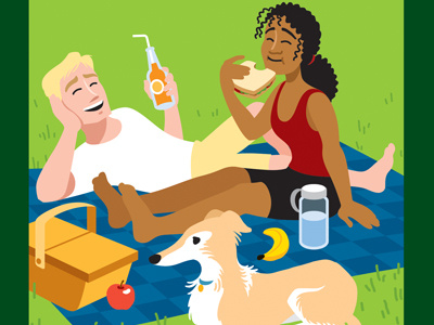 Picnic illustration